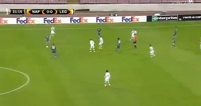 Jose Callejon Fantastic Goal Napoli 3 - 0 Legia Warsaw (Europa League) 2015