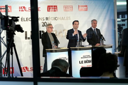 Alsace Champagne-Ardenne Lorraine : on refait le débat des Régionales entre Masseret, Philippot et Richert