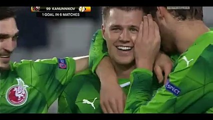Maksim Kanunnikov Goal - Bordeaux 0-1 Rubin Kazan - 10-12-2015
