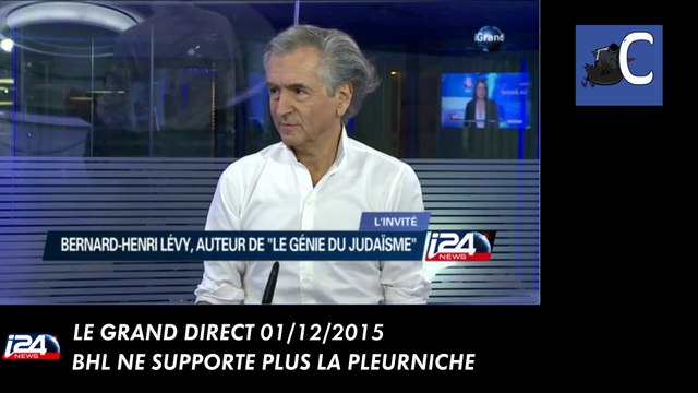 BHL en a assez de la pleurniche, ou le judaïsme positif