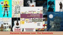 PDF Download  Dynamic Business Law The Essentials Read Online