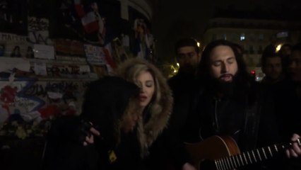 Madonna Sings Lennon's 'Imagine' at Paris Attack Victims Memorial