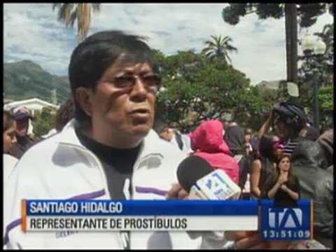 Trabajadoras sexuales quieren una reubicación adecuada