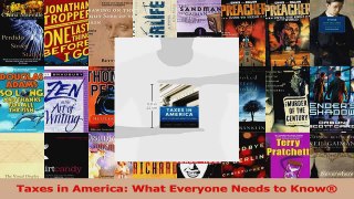 PDF Download  Taxes in America What Everyone Needs to Know Read Online