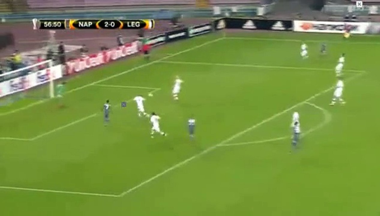 José María Callejón Goal 3:0 | Napoli vs Legia Warsaw | Euorpa League 10 12 2015 Film