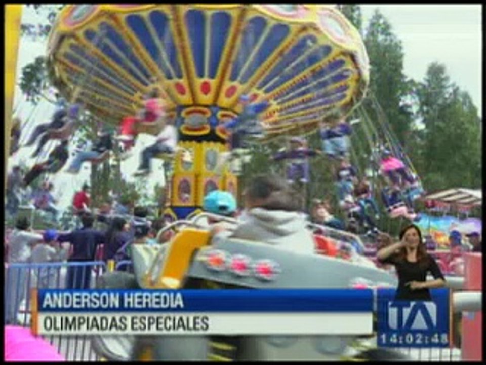 Niños de Olimpiadas Especiales fueron agasajados en Quito