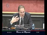 Roma - Funzioni e servizi comunali, audizione Sottosegretario Rughetti (10.12.15)