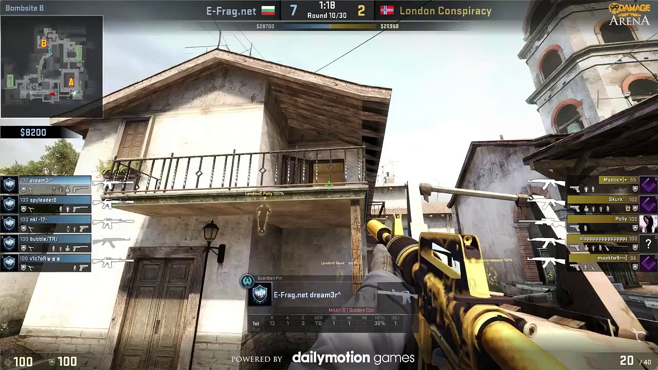 E-Frag vs London Conspiracy @19cet 99Damage Arena (AUTO-RECORD) (2015-12-10 20:45:34 - 2015-12-10 21:50:08)