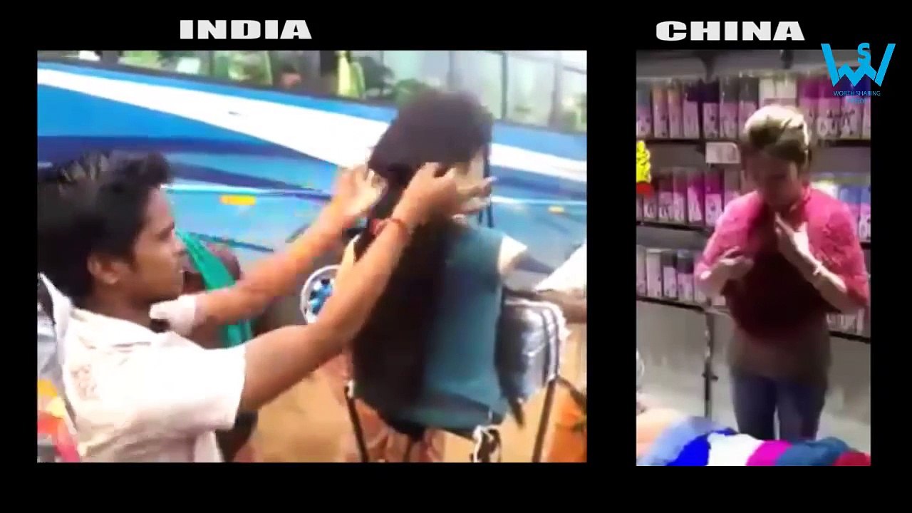 Amazing talent of Chinese and Indian salesman