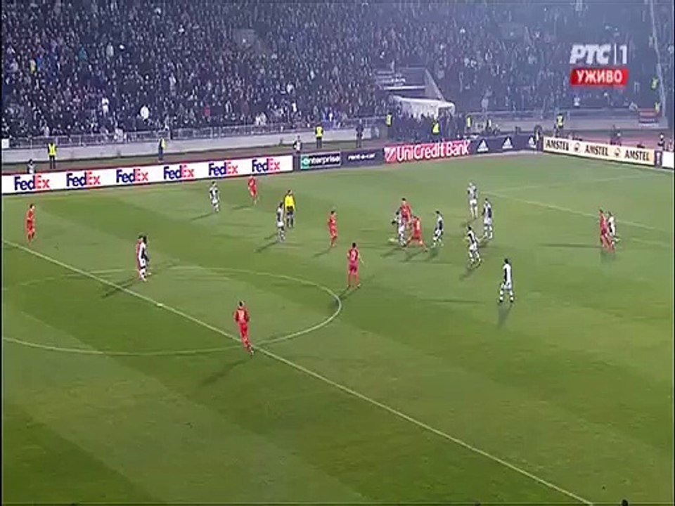 GOAL Aboubakar Oumaru // Partizan 1 0 Augsburg // 10 12 2015