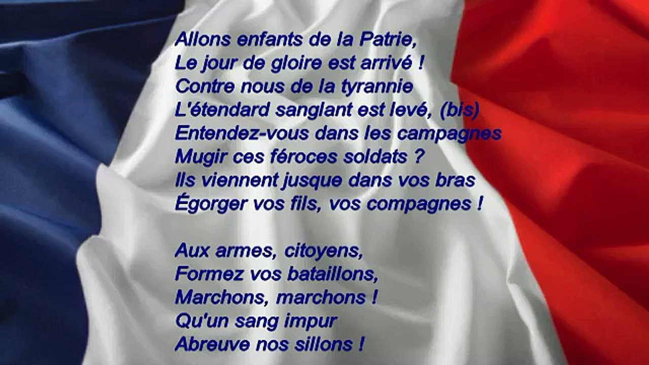 La Marseillaise  : couplet 1