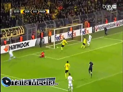 اهداف مباراة ( بوروسيا دورتموند 0-1 باوك سالونيكا ) الدورى الاوروبى