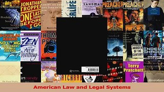 PDF Download  American Law and Legal Systems PDF Full Ebook