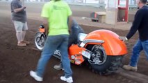 Top Fuel Motorcycle Dirt Drag Racing!!! HD 2015