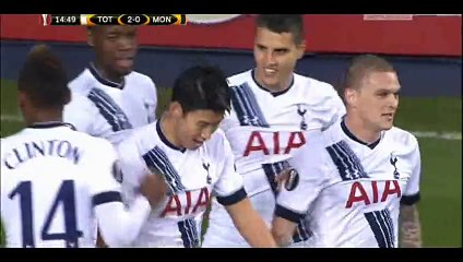 Erik Lamela Goal - Tottenham 2-0 Monaco - 10-12-2015