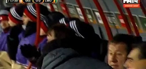 Dmitrij Tarasov Goal - Skenderbeu 0 - 1 Lokomotiv Moscow - 10_12_2015