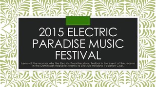2015 Electric Paradise Music Festival