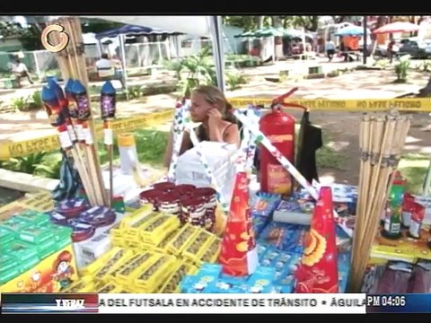 Sancionarán a vendedores ilegales de pirotécnicos en Monagas
