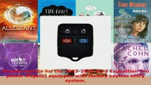 BEST SALE  20032010 FORD EXPEDITION 4 Button Remote Keyless Entry Key Fob with Quick and Easy