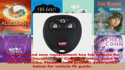 BEST SALE  New Keyless Entry 4 Button Remote Start Car Key Fob for Select GM wFREE DIY Programming