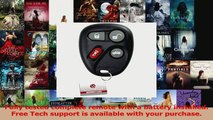 BEST SALE  KeylessOption Replacement 4 Button Keyless Entry Remote Control Key Fob Compatible with