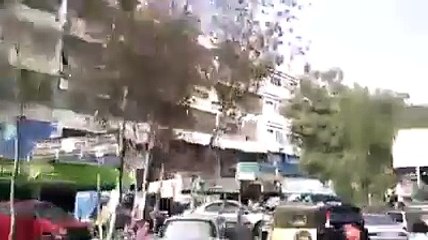 See what MQM workers shouting in front of rangers in karachi