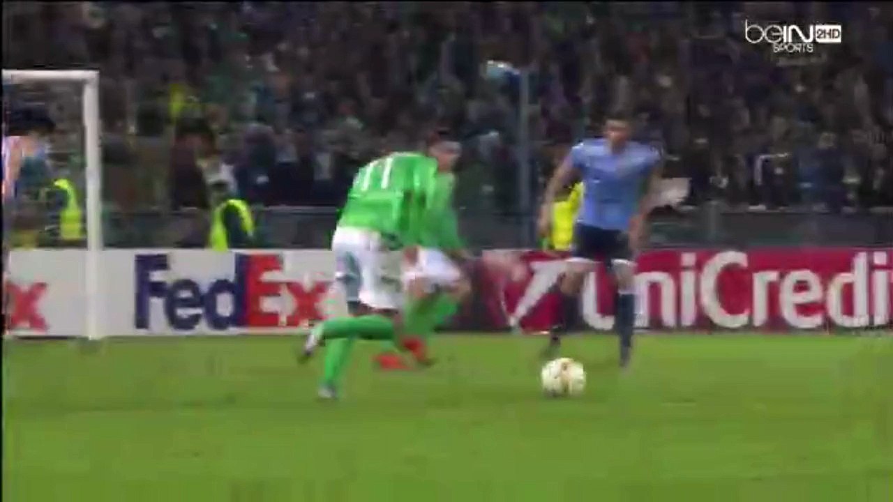 Pierre-Yves Polomat Goal | St Etienne - Lazio 1:1 Europa League