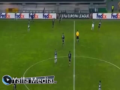 هدف اسلام سليمانى المحترف الجزائرى ( سبورتينج لشبونة 3-1 بشكتاش ) الدورى الاوروبى