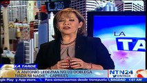 A Antonio Ledezma “no lo doblega nadie”: Mitzy Capriles a NTN24 tras aplazamiento de audiencia del alcalde