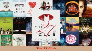 Read  The 27 Club Ebook Online
