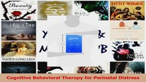 Cognitive Behavioral Therapy for Perinatal Distress PDF
