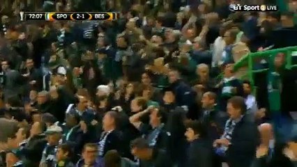 Bryan Ruiz Goal - Sporting 3 - 1 Besiktas -