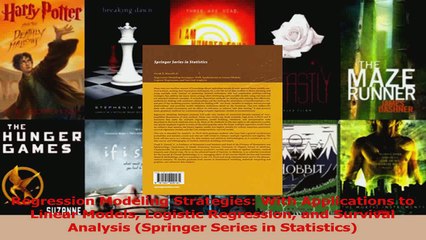 PDF Download  Regression Modeling Strategies With Applications to Linear Models Logistic Regression and Download Full Ebook