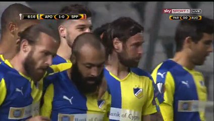 Cavenaghi Goal - APOEL 1-0 Sparta Prague - 10-12-2015