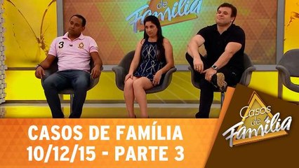 Não vou tratar com privilégio quem me trata como opção! - 10.12.15 - Parte 3