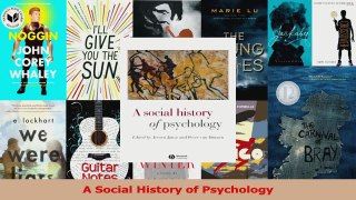 A Social History of Psychology PDF