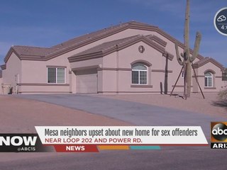 Neighbors upset about home for sex offenders