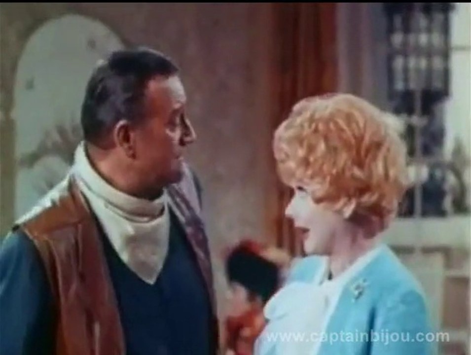 1966 THE LUCY SHOW - "Lucy Meets John Wayne" - Lucille Ball, John Wayne