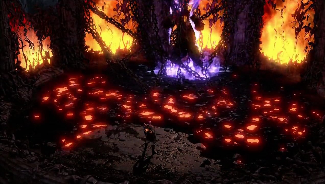 God of War III Remastered - Kratos vs Hades Boss Battle - PS4