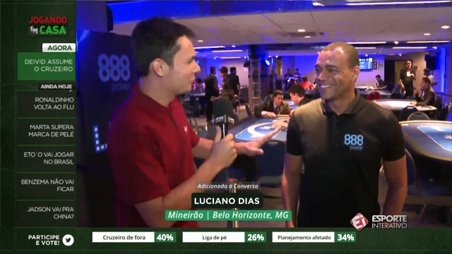 Denílson sobre Deivid no Cruzeiro: É um desafio