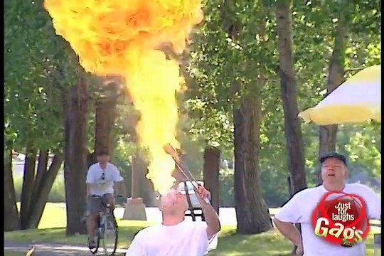Fire Breathing in Slow Motion - The Slow Mo Guys