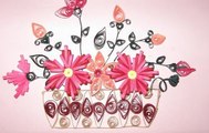 Quilling Made Easy# How to make flower using comb -Paper comb Quilling_29