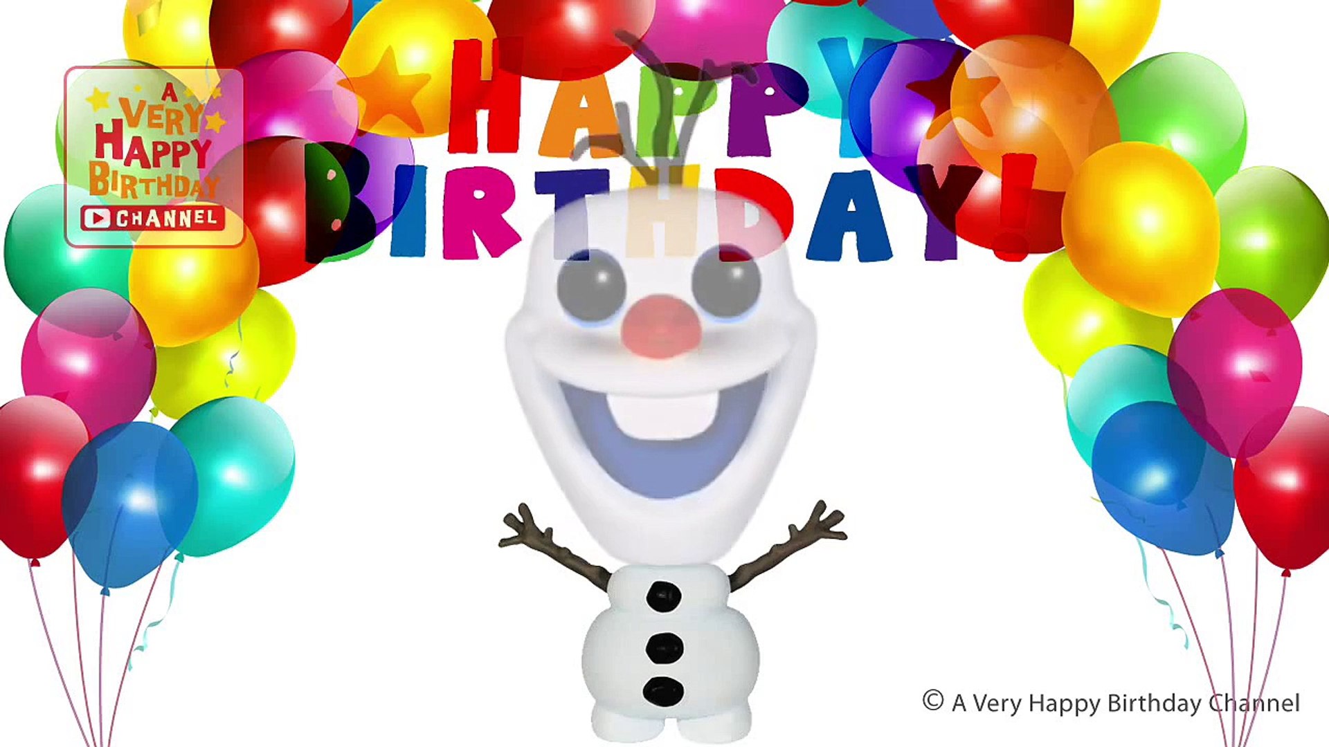 Happy Birthday Frozen Olaf