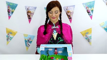 disney frozen Peppa Pig Playground Toy - Disney Frozen In Real Life Princess Anna Unboxing Toys