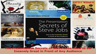 Read  The Presentation Secrets of Steve Jobs How to Be Insanely Great in Front of Any Audience Ebook Free