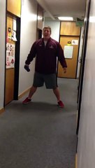 Girl that used to play rugby thinks she can take down college linebacker