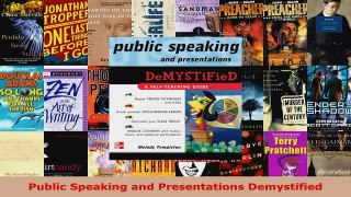 Read  Public Speaking and Presentations Demystified EBooks Online