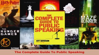 Read  The Complete Guide To Public Speaking PDF Free