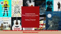 Experimental Psychopharmacology Contemporary Neuroscience Download