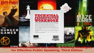 Download  Technical Presentation Workbook Winning Strategies for Effective Public Speaking Third Ebook Free